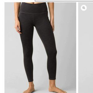 Prana Brown Ribbed Leggings